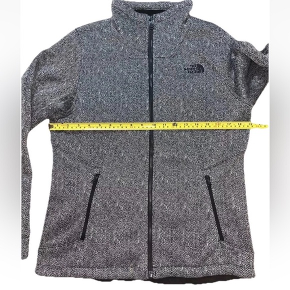 The North Face Women's Apex Chromium Thermal Jacket Med Gray/black Herringbone - Picture 11 of 12